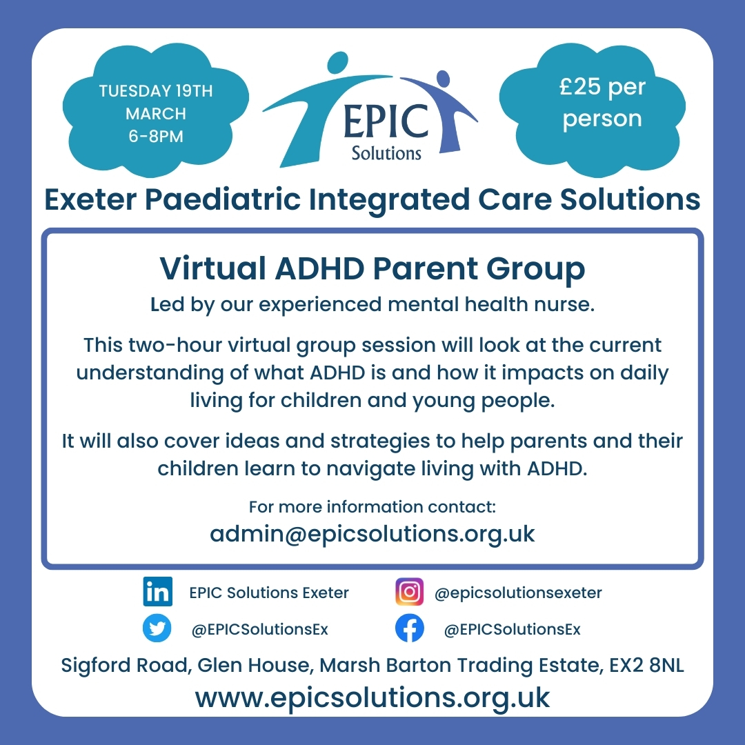 Virtual ADHD Parent group
